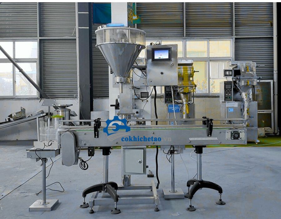 Máy chiết rót định lượng  bột khô