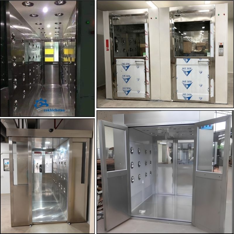 lắp đặt air shower
